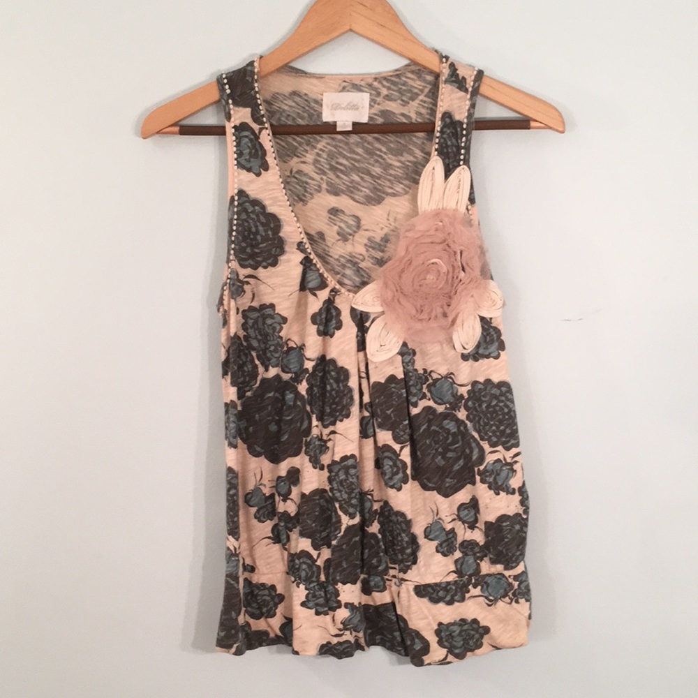 Floral Anthropologie Shirt